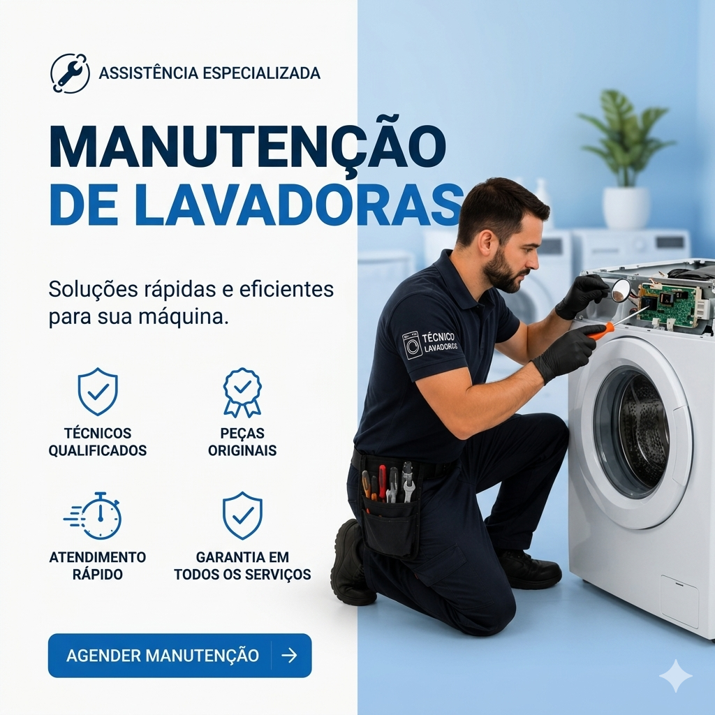 Manutenção de Lavadora brastemp em São Paulo