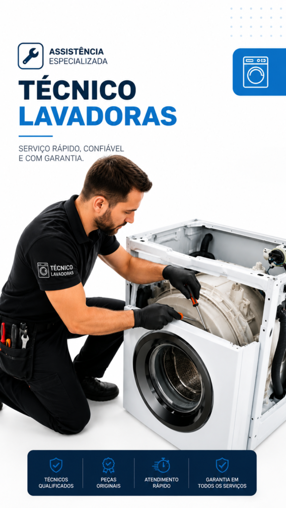 lava e seca manutenção